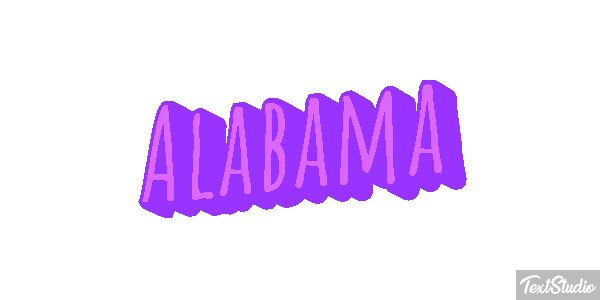 Alabama Text effect