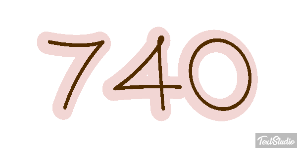 740 Effetto testo