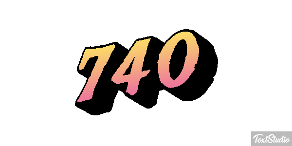 740 Effetto testo