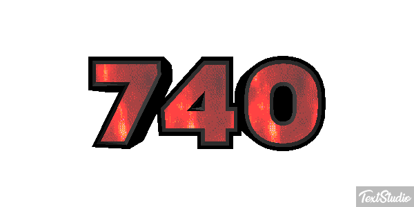 740 Effetto testo