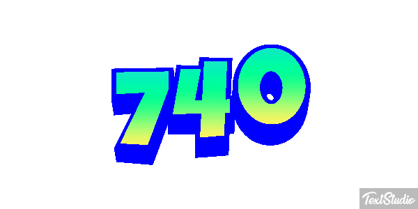 740 Effetto testo