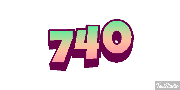 740 Effetto testo