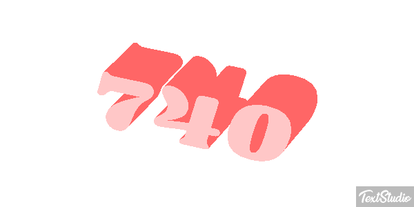 740 Effetto testo