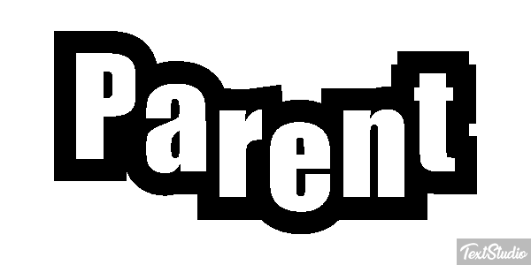 Parent Effetto testo