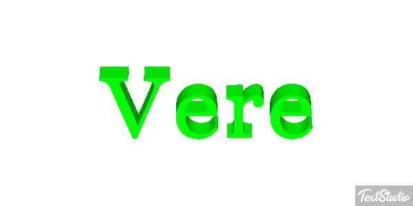 Vere Efecto de texto