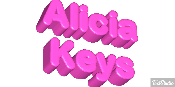 Alicia Keys Efeito do texto