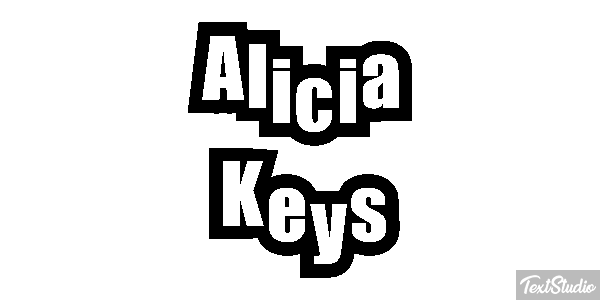 Alicia Keys Efeito do texto