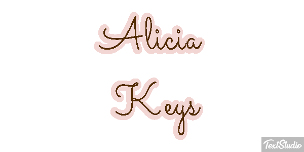 Alicia Keys Efeito do texto
