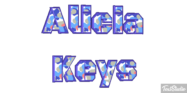 Alicia Keys Efeito do texto