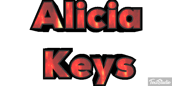 Alicia Keys Efeito do texto