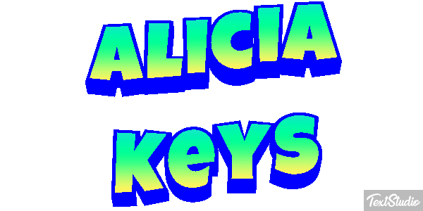 Alicia Keys Efeito do texto