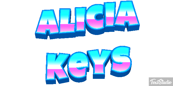 Alicia Keys Efeito do texto