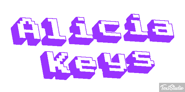Alicia Keys Efeito do texto