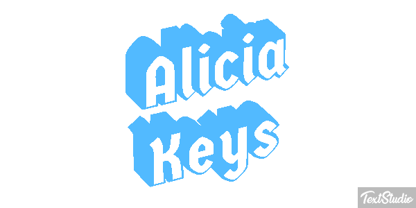 Alicia Keys Efeito do texto