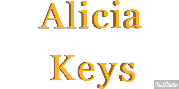 Alicia Keys Efeito do texto