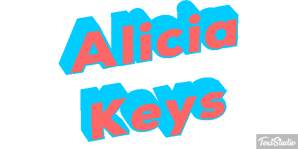 Alicia Keys Efeito do texto