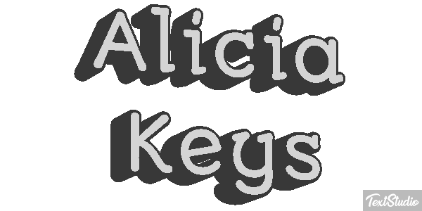 Alicia Keys Efeito do texto