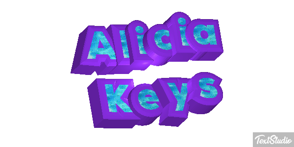 Alicia Keys Efeito do texto