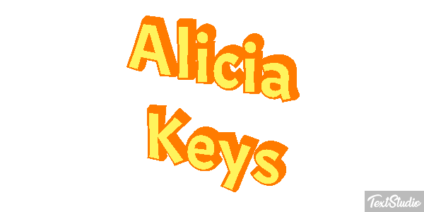 Alicia Keys Efeito do texto