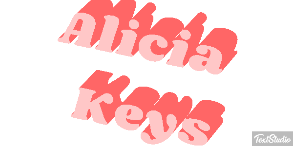 Alicia Keys Efeito do texto