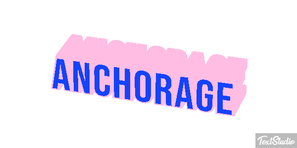 Anchorage Text effect