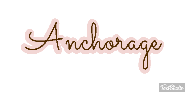 Anchorage Text effect