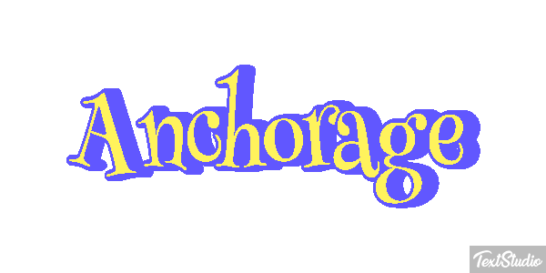 Anchorage Text effect