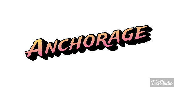 Anchorage Text effect