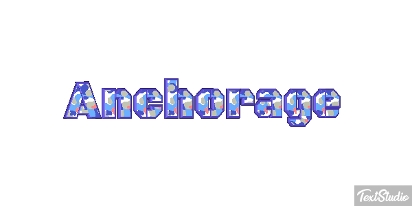 Anchorage Text effect