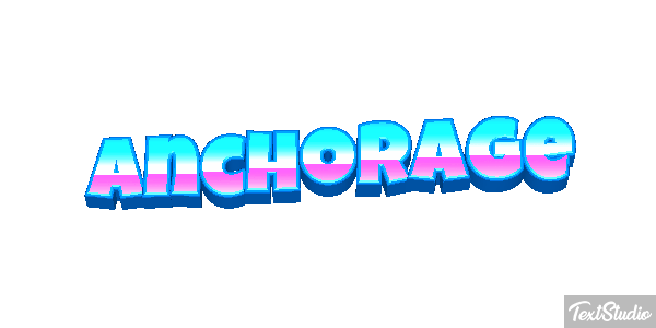 Anchorage Text effect