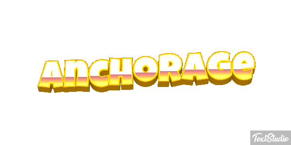 Anchorage Text effect