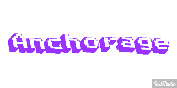 Anchorage Text effect