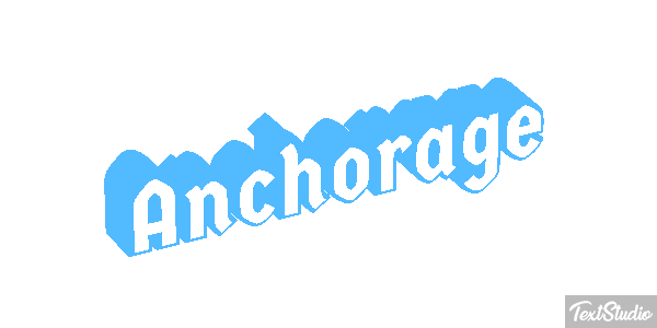 Anchorage Text effect