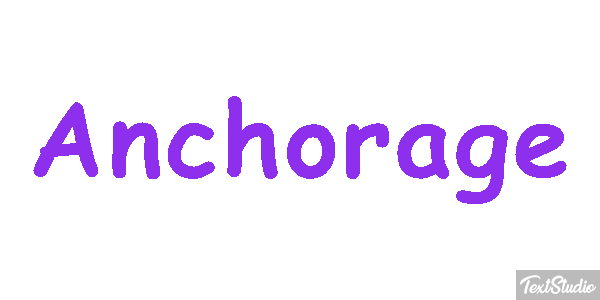 Anchorage Text effect