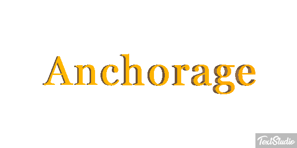 Anchorage Text effect
