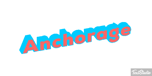 Anchorage Text effect