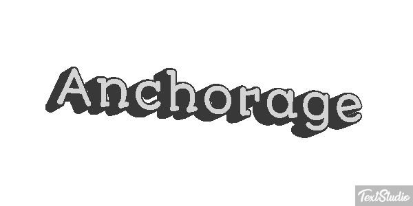 Anchorage Text effect