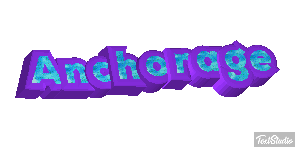 Anchorage Text effect