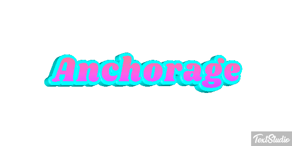 Anchorage Text effect