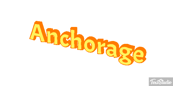Anchorage Text effect