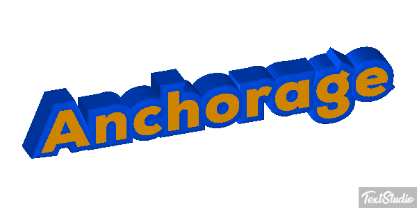 Anchorage Text effect