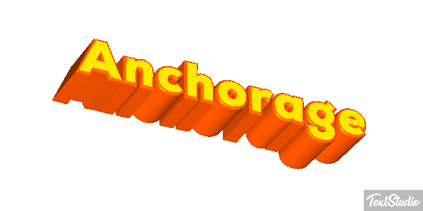 Anchorage Text effect