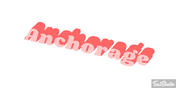 Anchorage Text effect