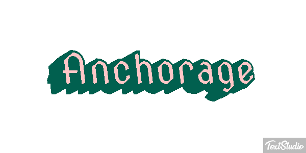 Anchorage Text effect