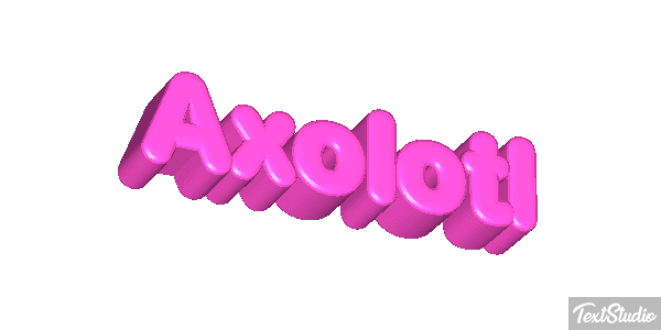 Axolotl Texteffekt