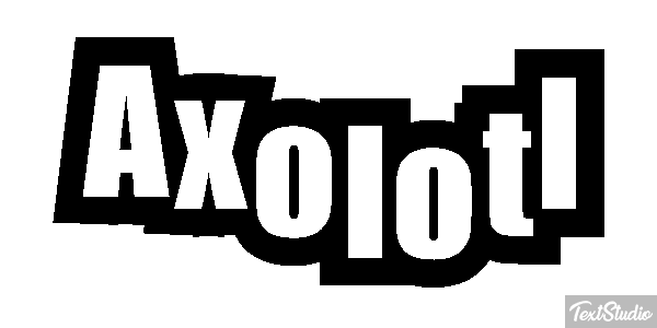 Axolotl Texteffekt