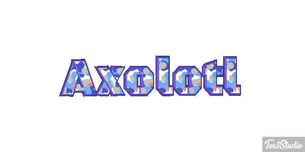 Axolotl Texteffekt