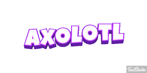 Axolotl Texteffekt