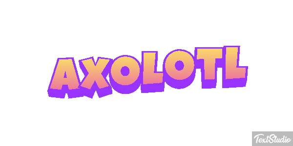 Axolotl Texteffekt