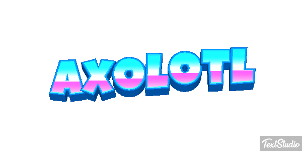 Axolotl Texteffekt